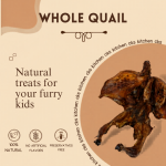 Dehydrated Quail Bird - 2 Whole birds